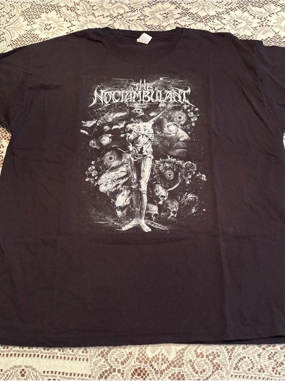 The Noctambulant melodic black metal goth rock death/occult numetal band xxl 2xl
